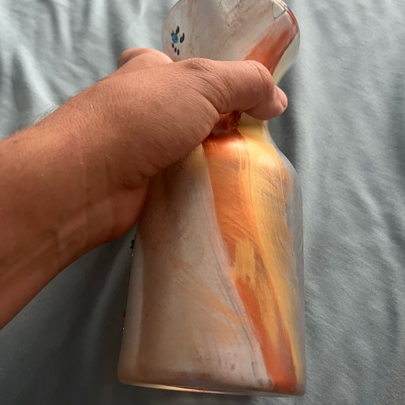 Elegant Multicolor Glass Vase - Picture 2 of 6